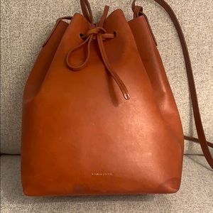 Mansur Gavriel large bucket in brandy